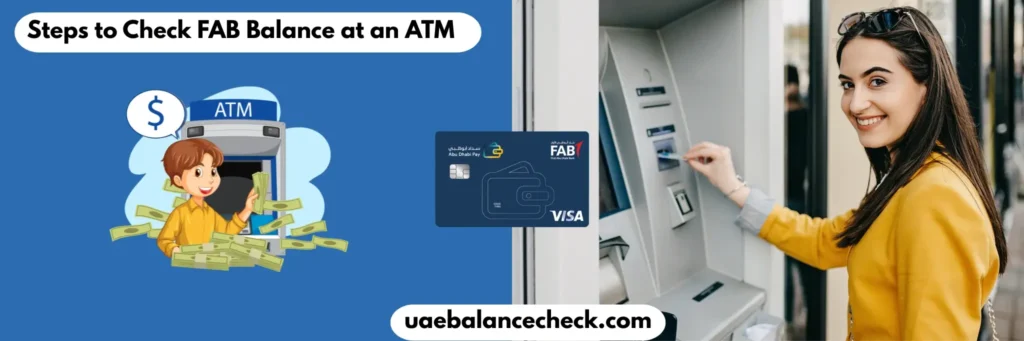 Check FAB Balance via ATM