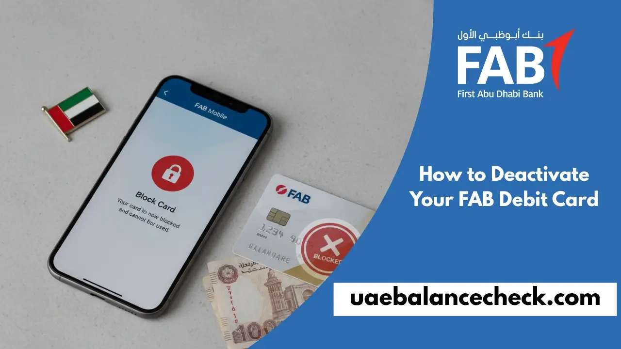 How to Deactivate Your FAB Debit Card